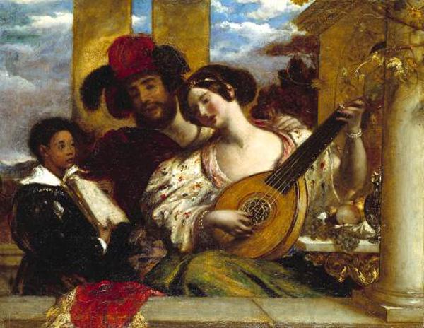 William Etty Duet Spain oil painting art